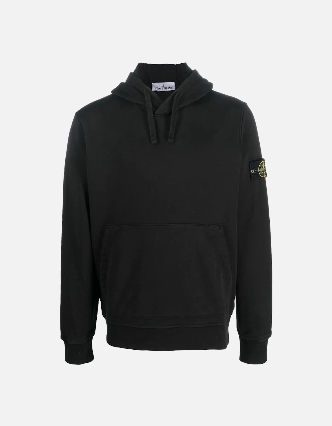 Compass Patch Drawstring Hoodie in Black, 6 of 5