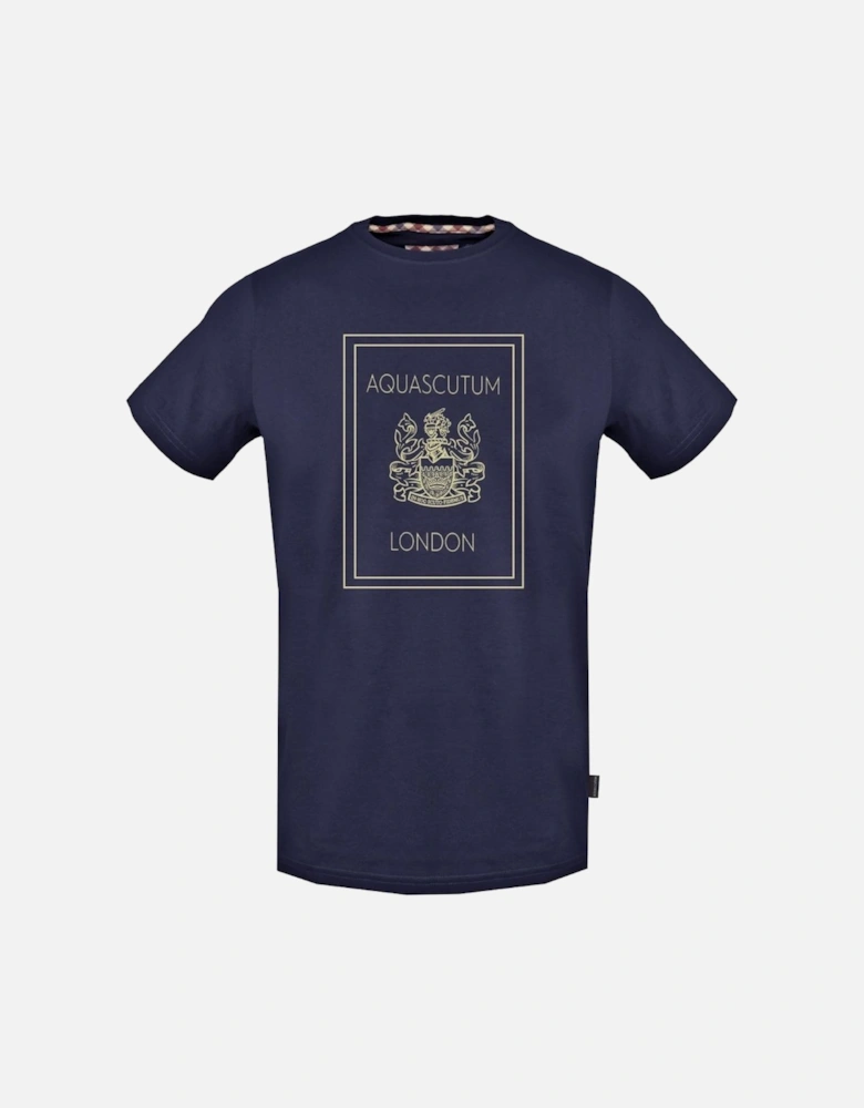 Gold London Logo Navy T-Shirt