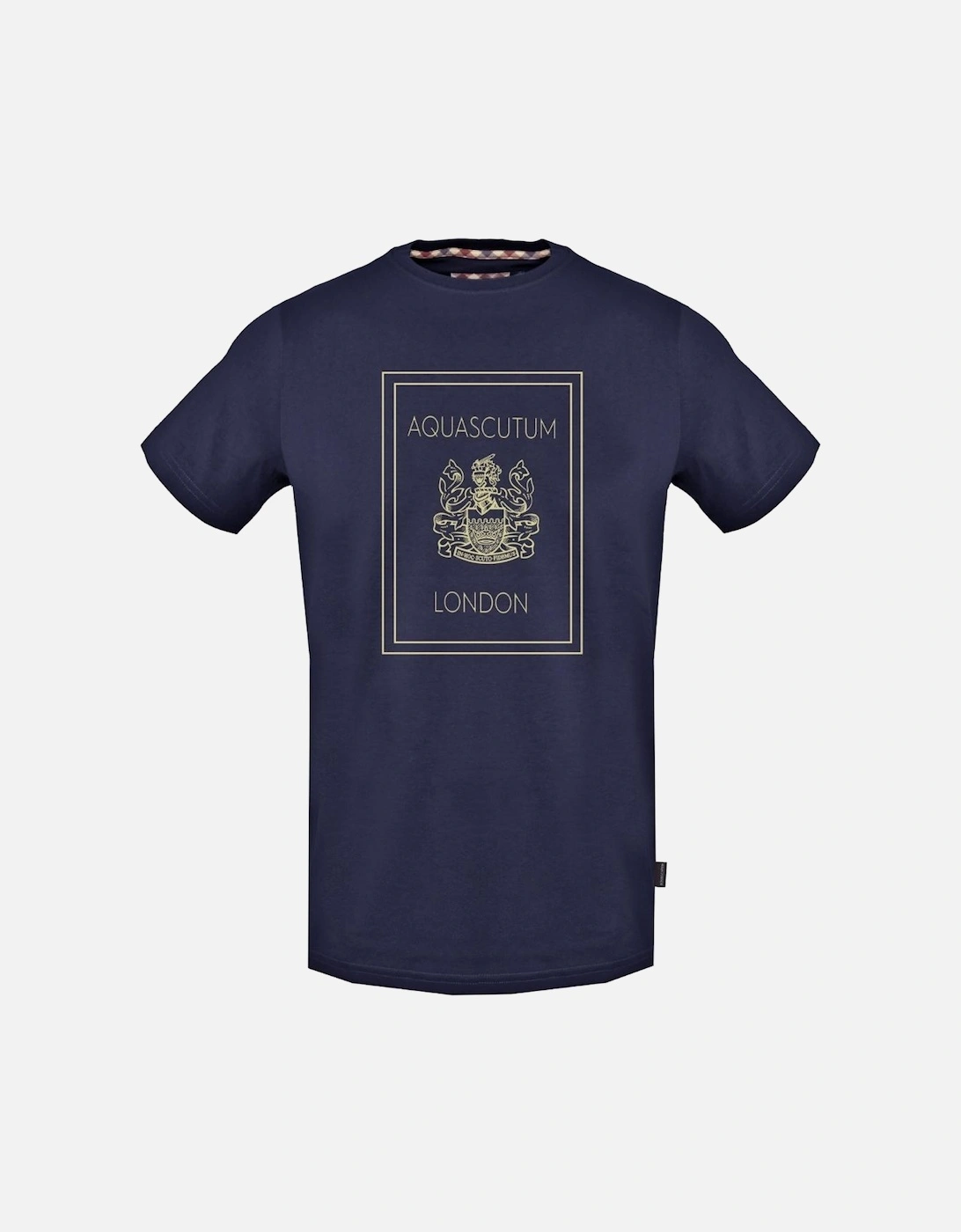 Gold London Logo Navy T-Shirt, 3 of 2