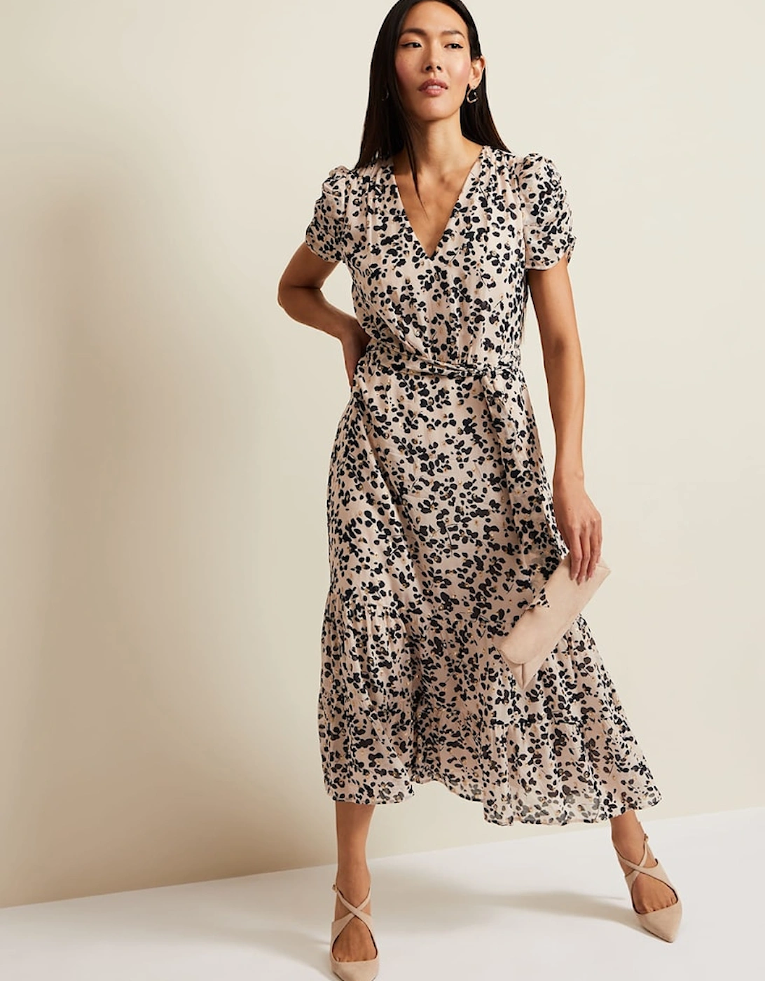 Amy Floral Midi Dress, 2 of 1
