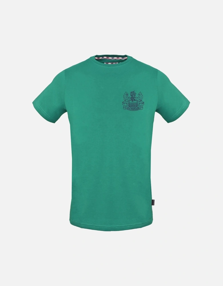 Stitched Aldis Logo Green T-Shirt