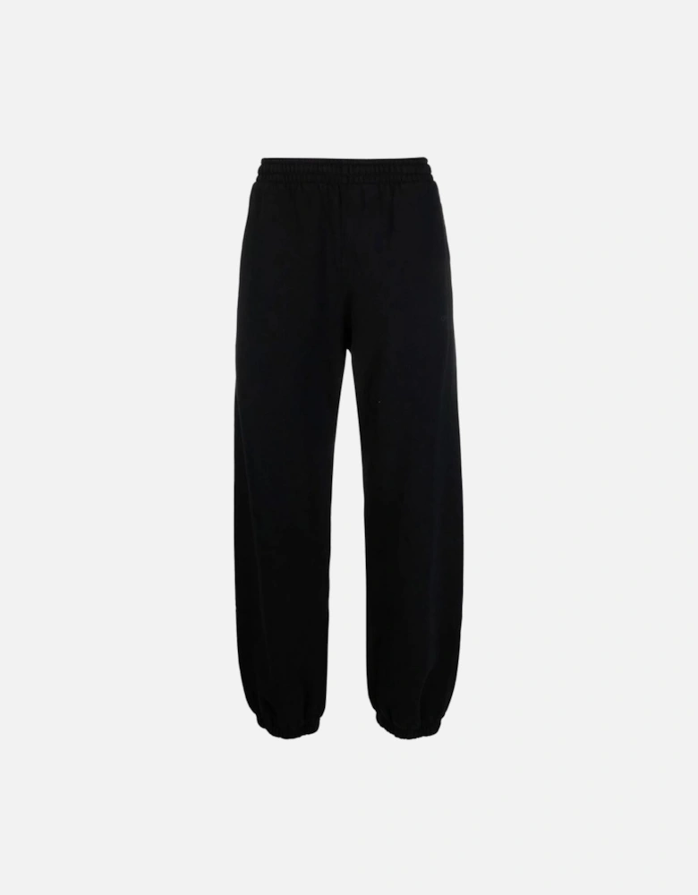 Diag Tab Slim Black Sweat Pants