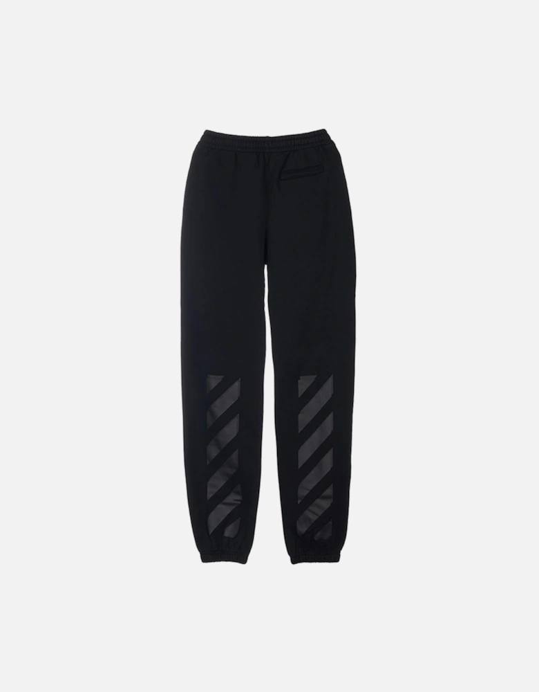 Off White Diag Tab Slim Black Sweat Pants