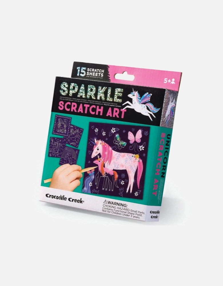 - Unicorn Scratch Art