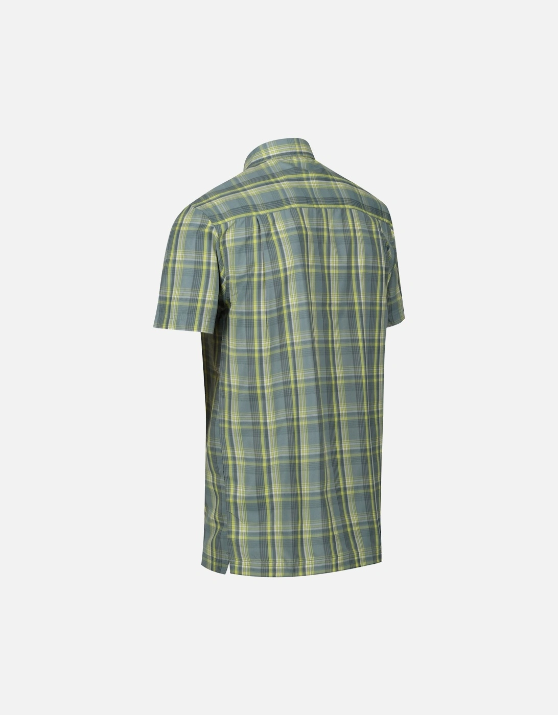 Mens Mindano VII Checked Short-Sleeved Shirt