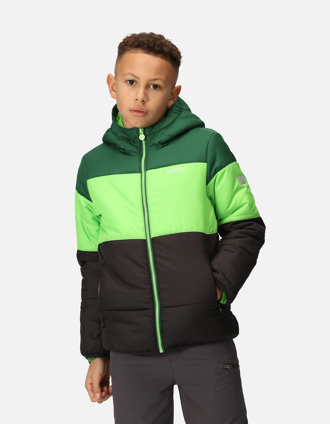 Childrens/Kids Lofthouse VII Terrain Print Padded Jacket