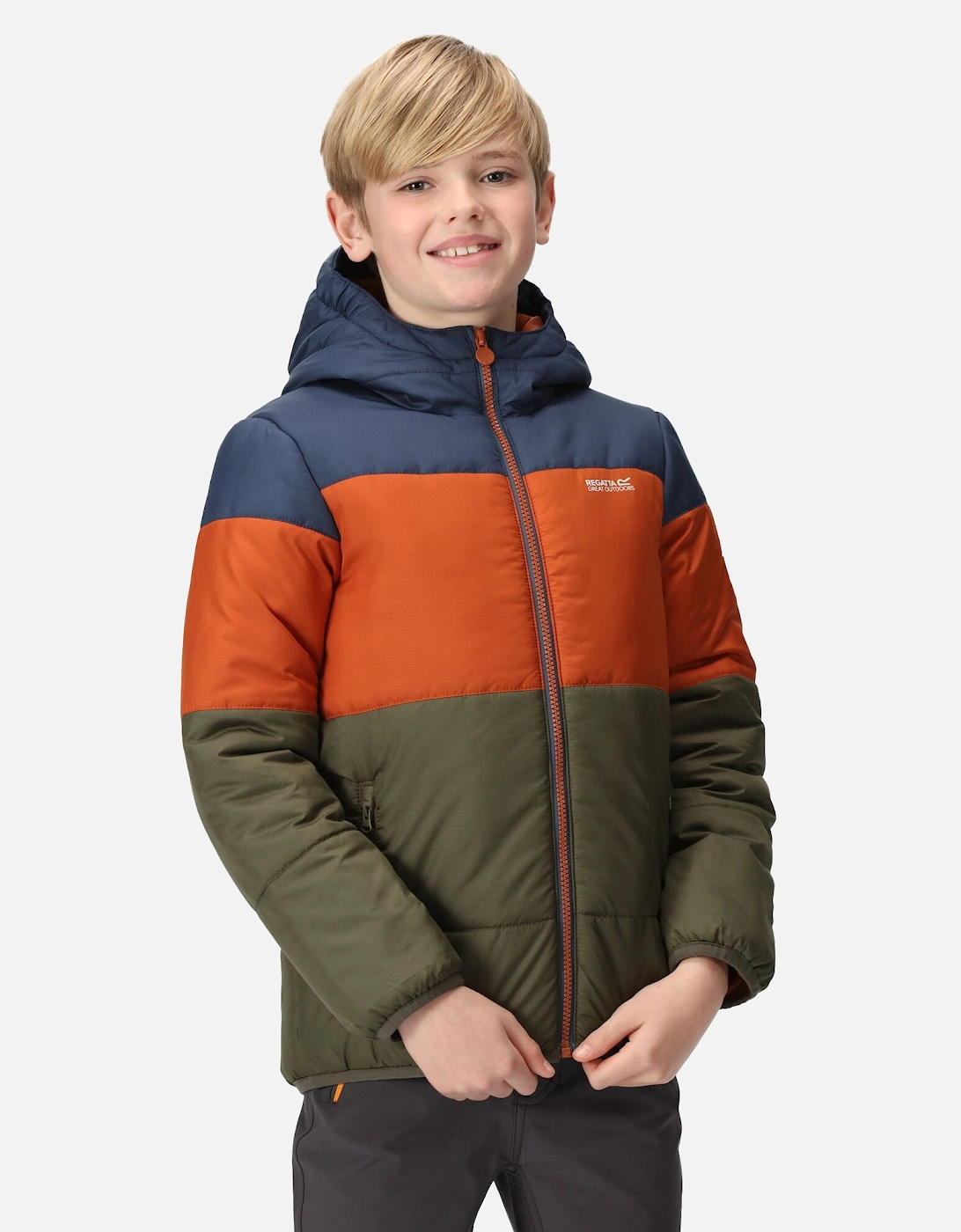 Childrens/Kids Lofthouse VII Terrain Print Padded Jacket