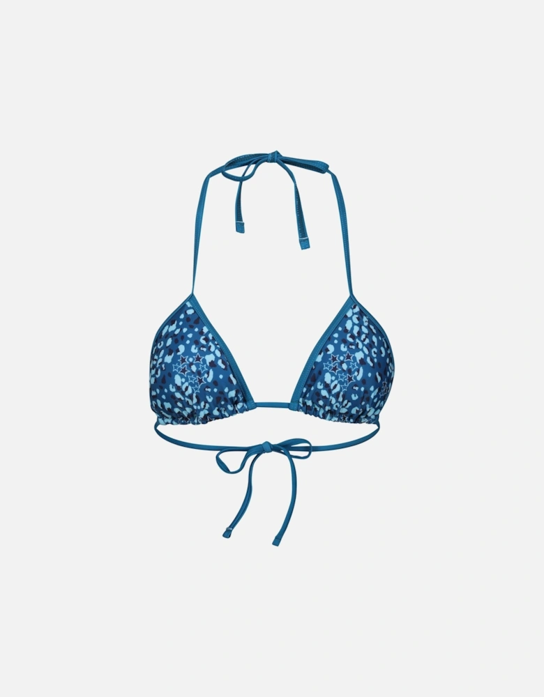 Womens/Ladies Aceana Animal Print Bikini Top
