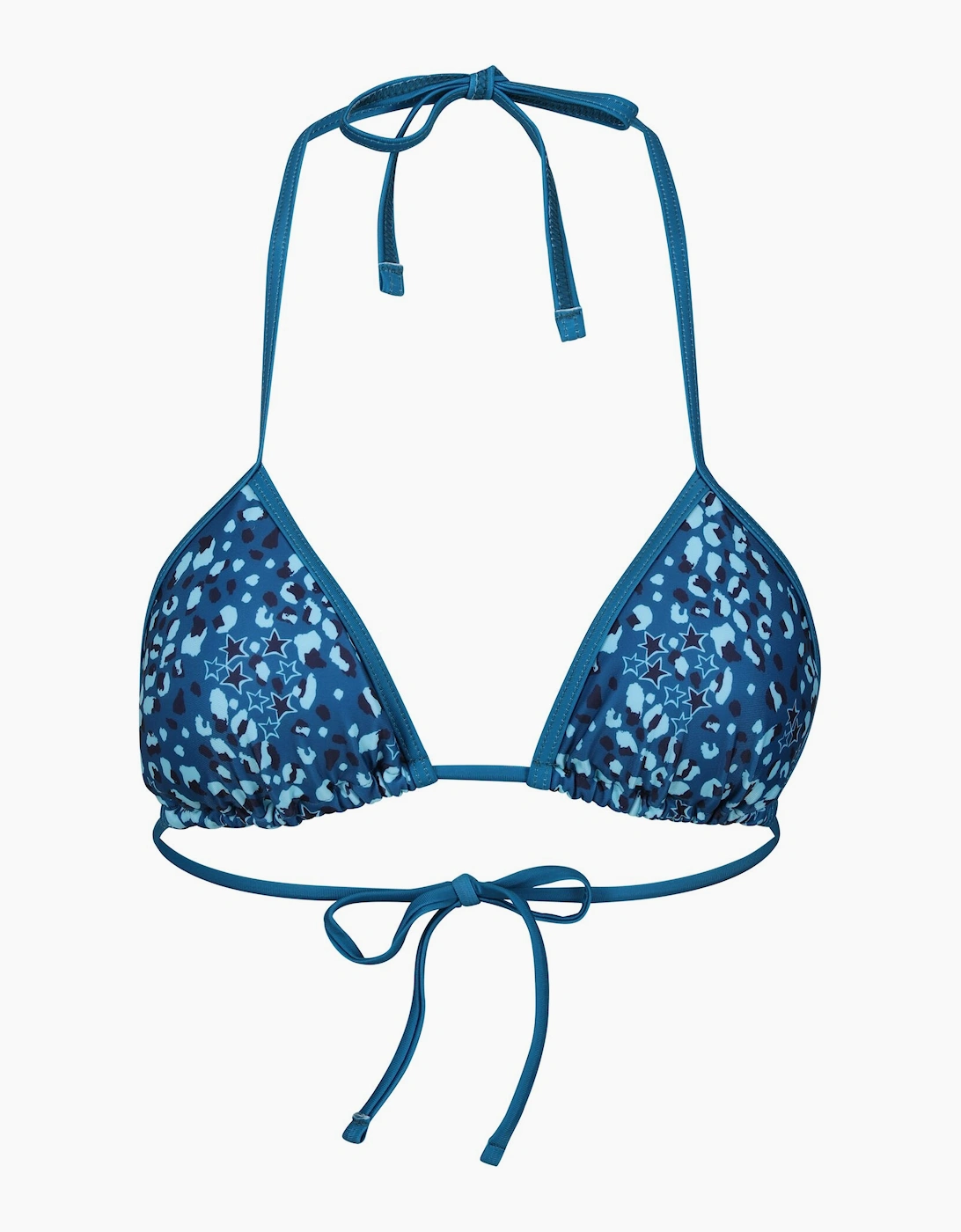 Regatta Women's Blue / Aceana Animal Print Bikini Top - Size: 12 Uk