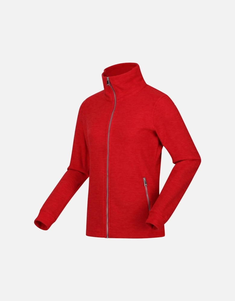 Womens/Ladies Azaelia Marl Full Zip Fleece Jacket