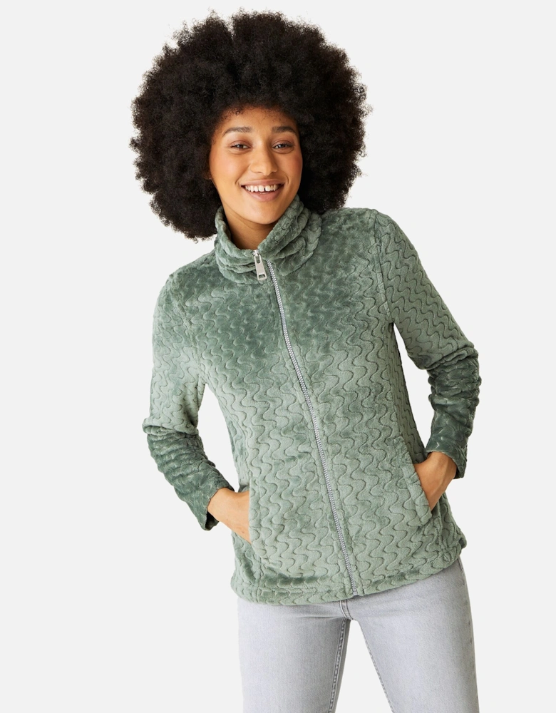 Womens/Ladies Heloise Wavy Fleece Full Zip Fleece Jacket