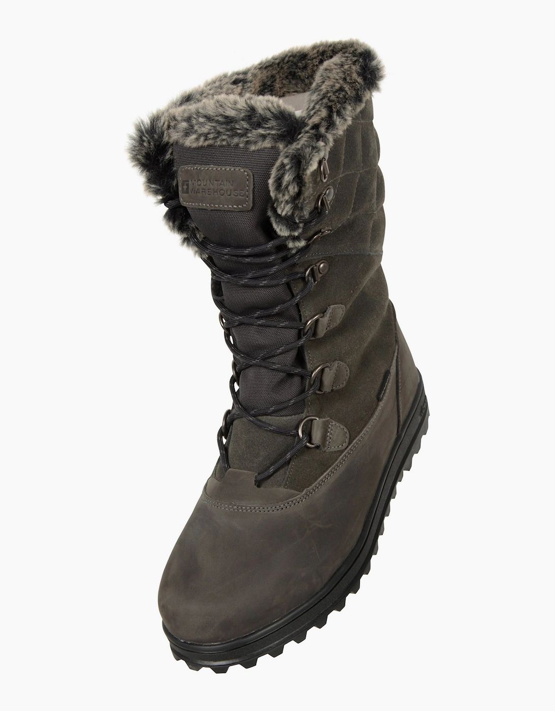 Mountain Warehouse Women's Mountain Warehouse Womens/Ladies Vostok Leather Snow Boots - Grey