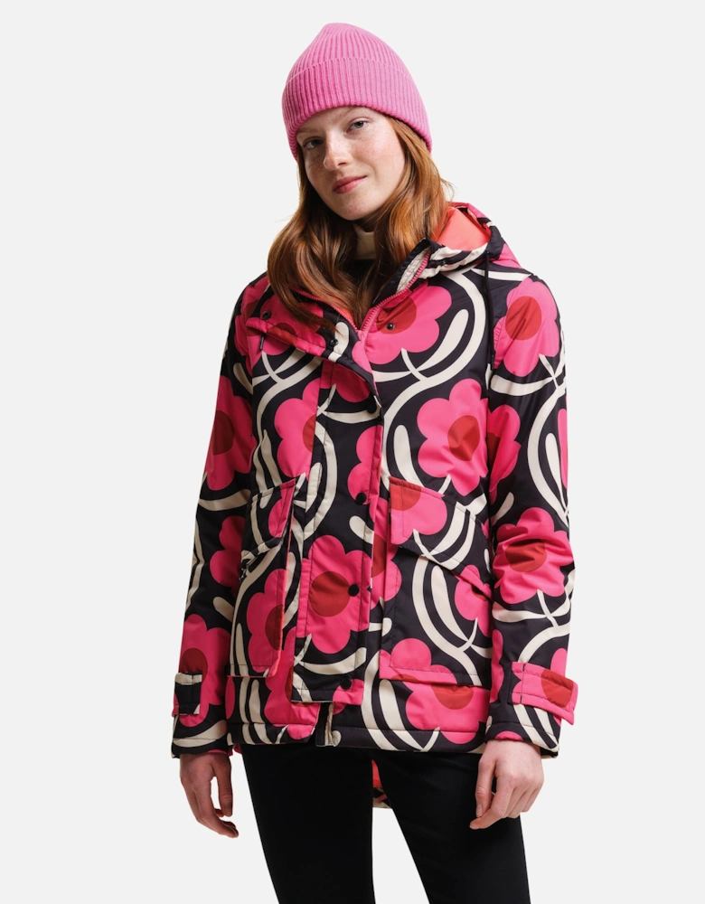 Womens/Ladies Orla Kiely Swing Floral Waterproof Jacket