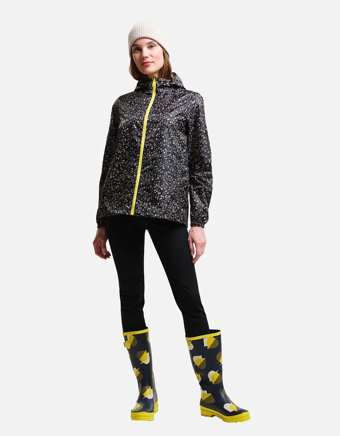 Womens/Ladies Orla Kiely Pack-It Printed Waterproof Jacket
