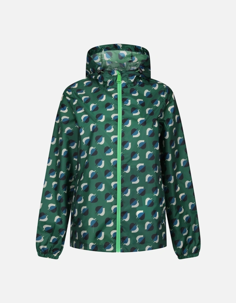 Womens/Ladies Orla Kiely Pack-It Leaf Print Waterproof Jacket