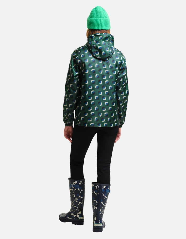 Womens/Ladies Orla Kiely Pack-It Leaf Print Waterproof Jacket