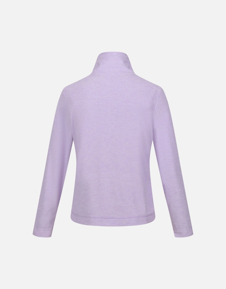 Womens/Ladies Kizmit Marl Half Zip Fleece Top