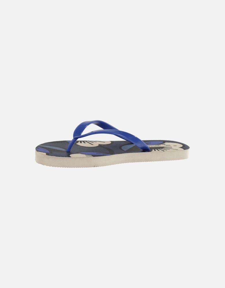 Womens/Ladies Orla Kiely Passion Flower Flip Flops