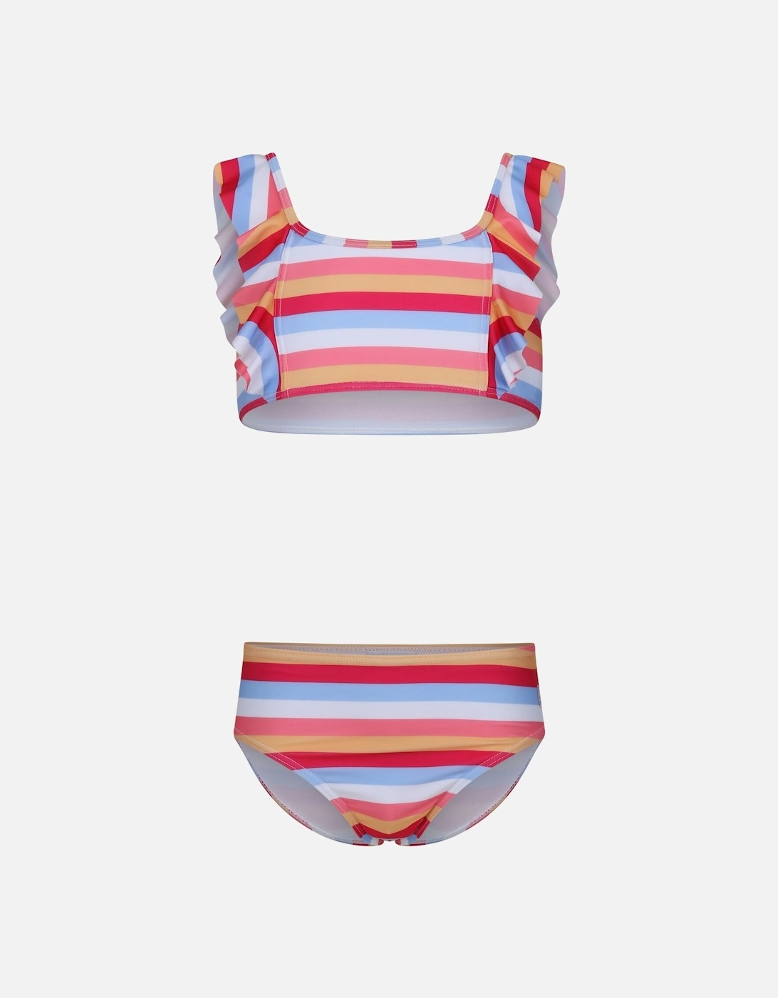 Girls Dakaria Multi Stripe Bikini, 6 of 5