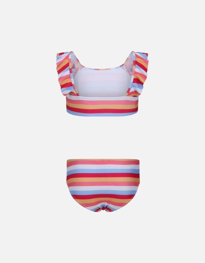 Girls Dakaria Multi Stripe Bikini