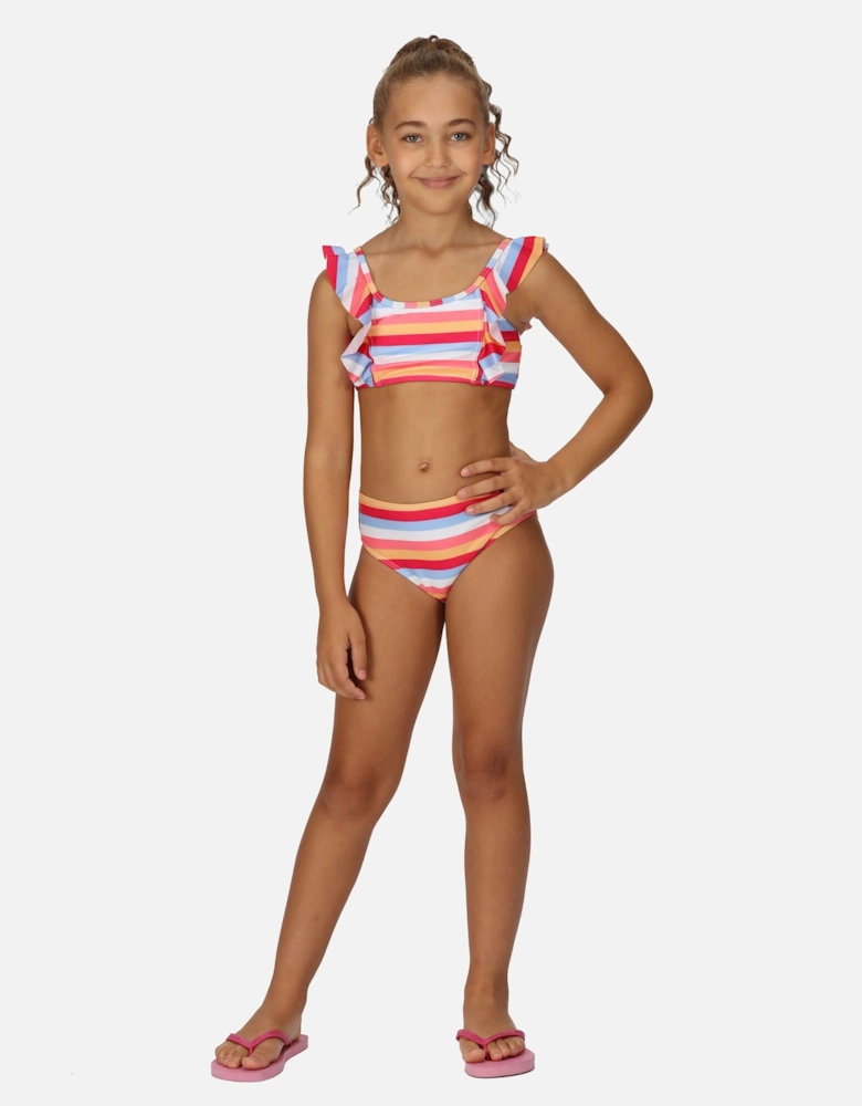 Girls Dakaria Multi Stripe Bikini