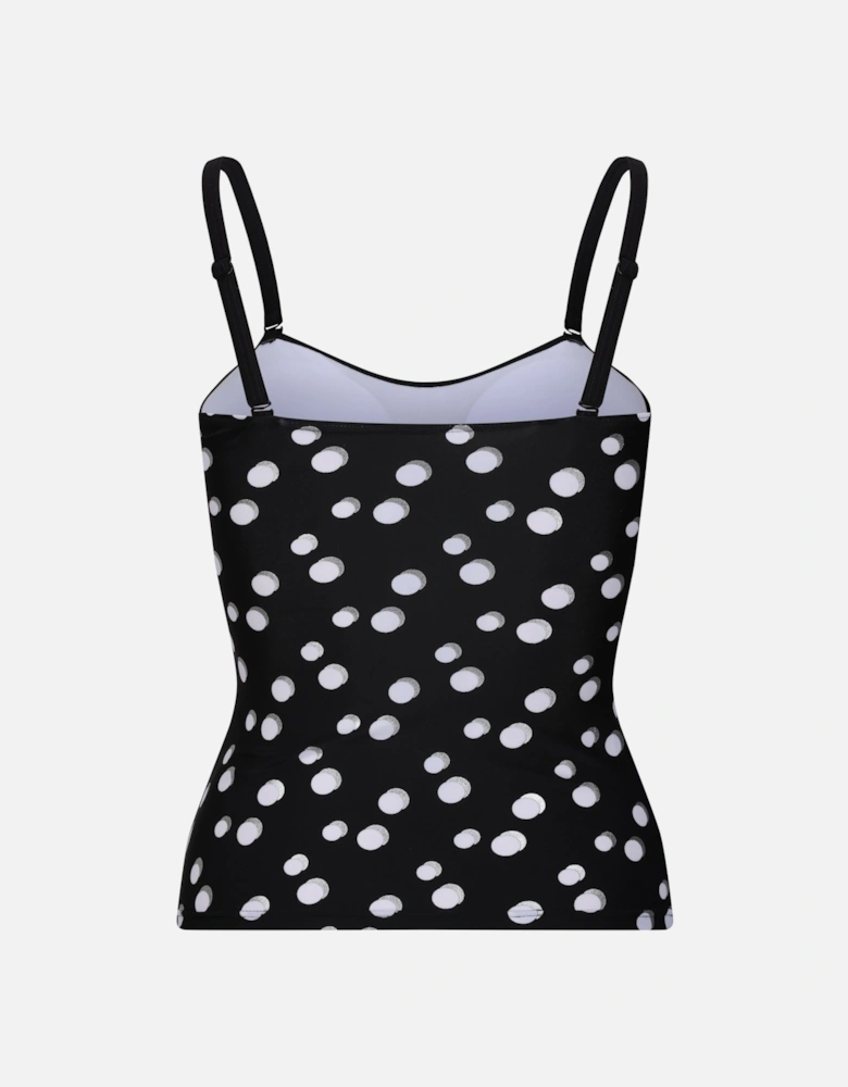 Womens/Ladies Aceana II Polka Dot Tankini Top