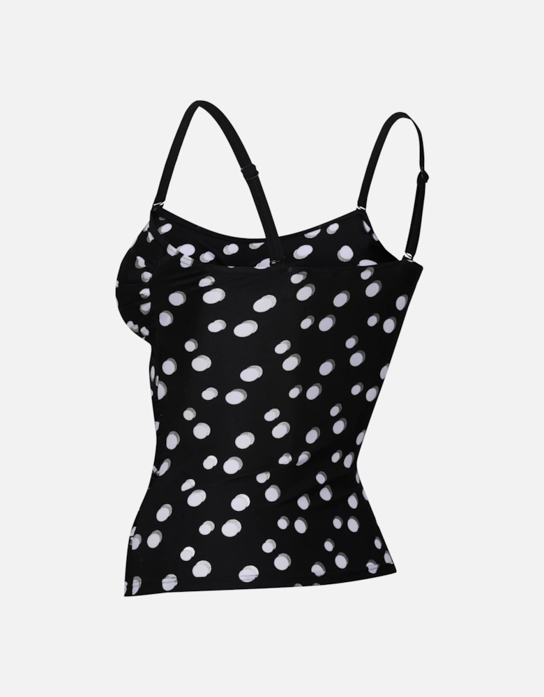 Womens/Ladies Aceana II Polka Dot Tankini Top