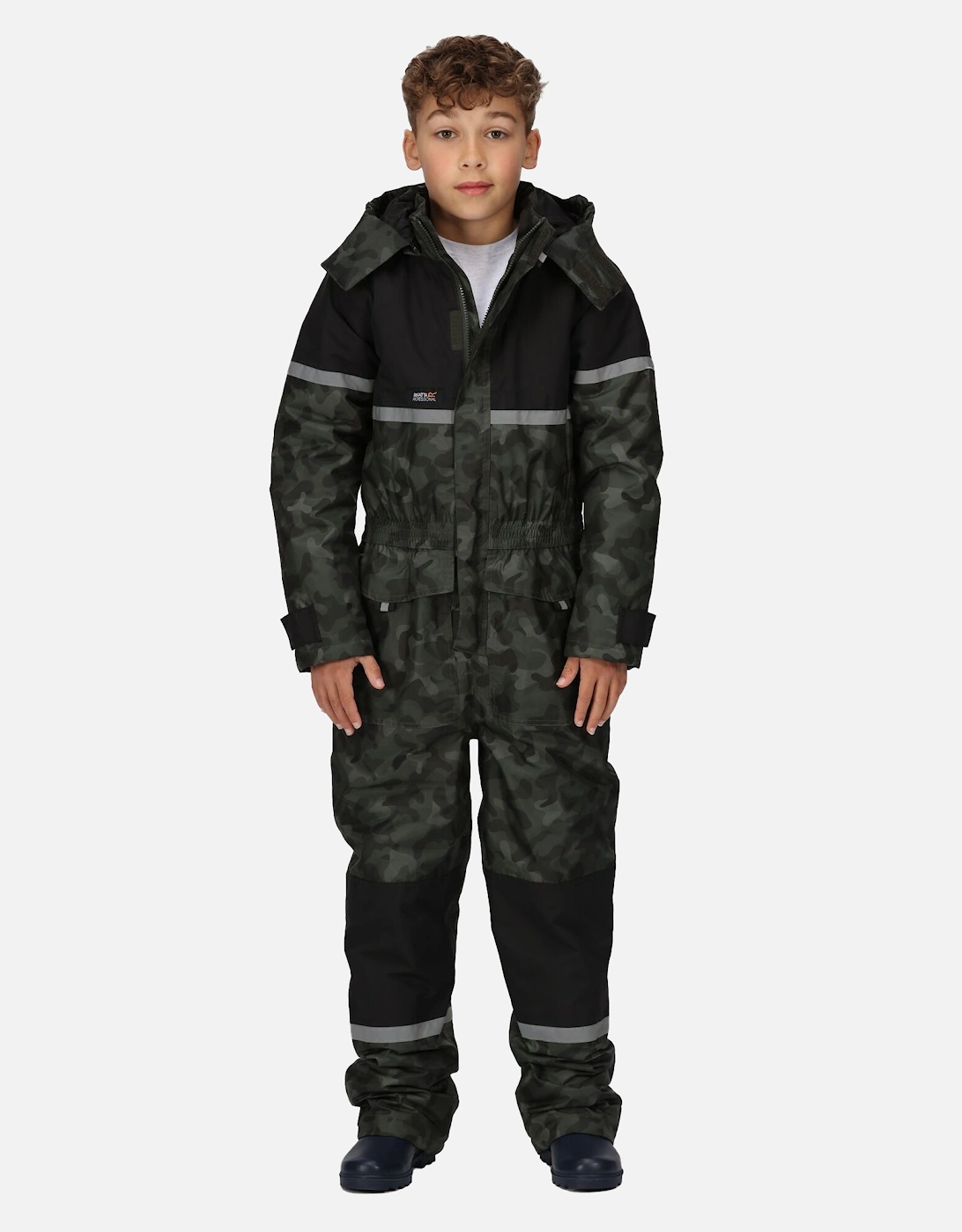 Childrens/Kids Rancher Camo Waterproof Jumpsuit