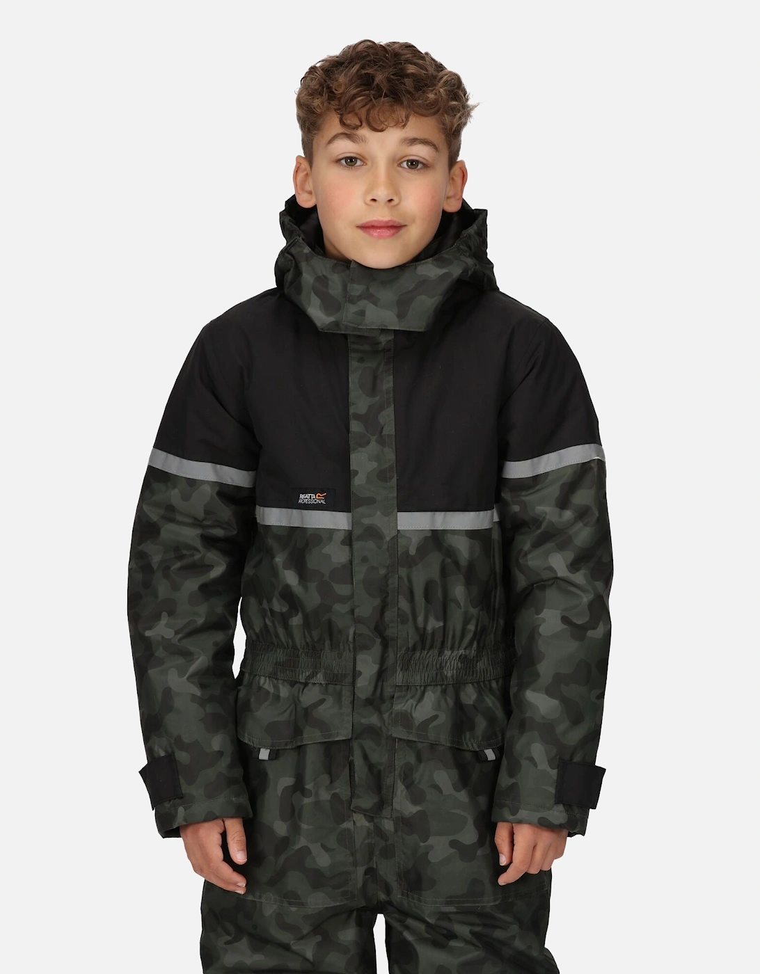 Childrens/Kids Rancher Camo Waterproof Jumpsuit