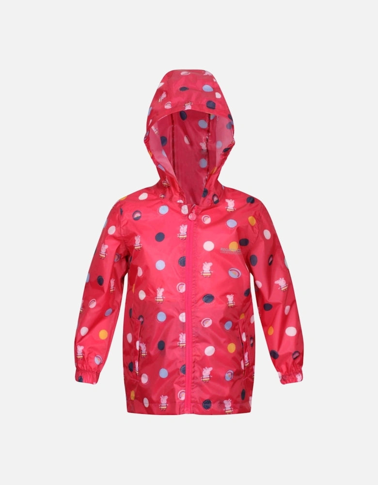 Womens/Ladies Peppa Pig Packaway Waterproof Jacket