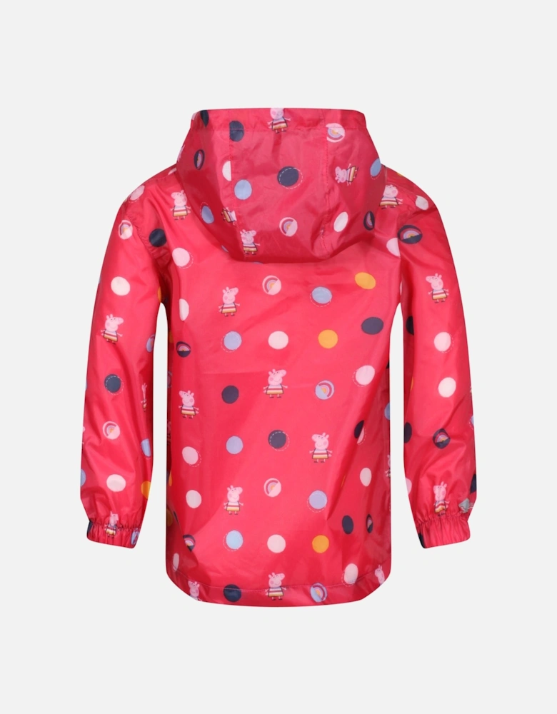 Womens/Ladies Peppa Pig Packaway Waterproof Jacket