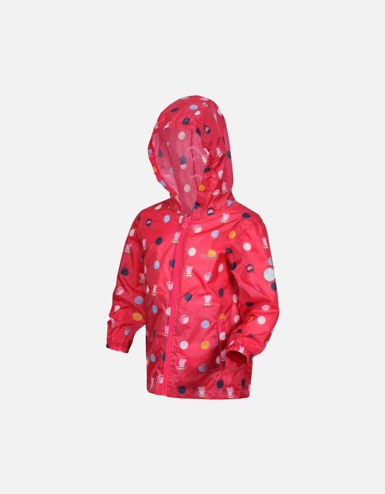 Womens/Ladies Peppa Pig Packaway Waterproof Jacket