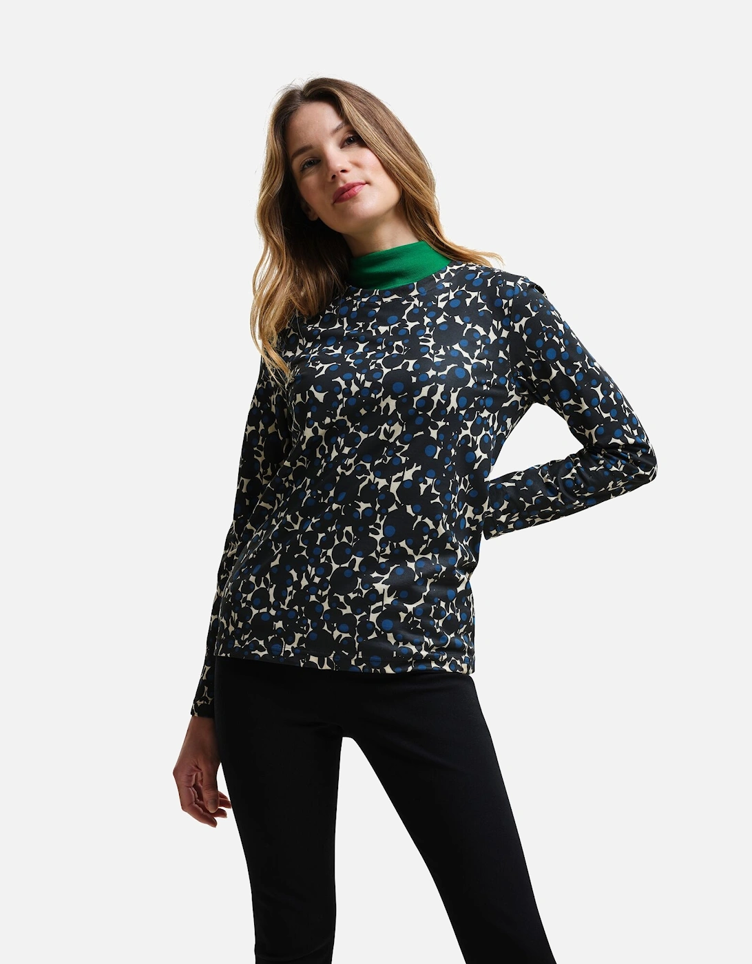 Womens/Ladies Orla Kiely Printed Long-Sleeved T-Shirt