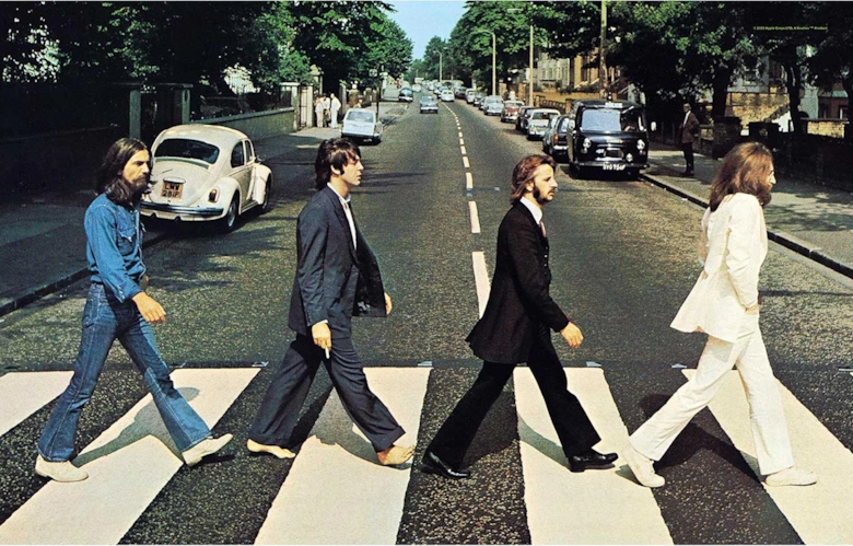 Abbey Road Textile Poster