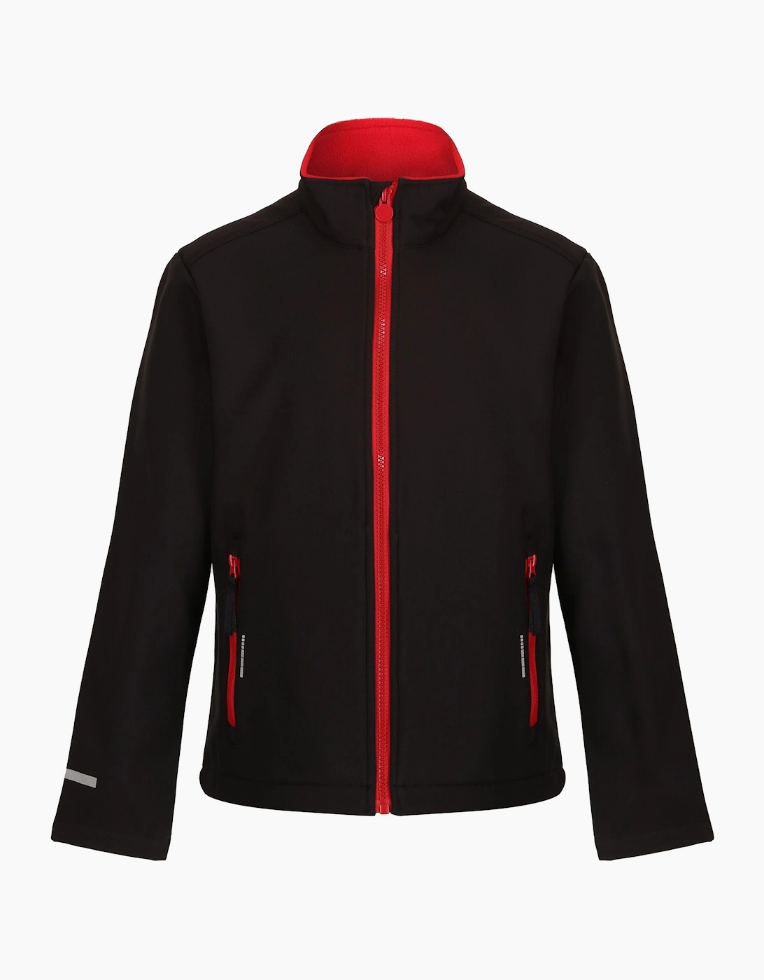 Regatta Boys Black  Professional Childrens/ 2 Layer Soft Shell Jacket - Size 9 Years/10 Years Kids