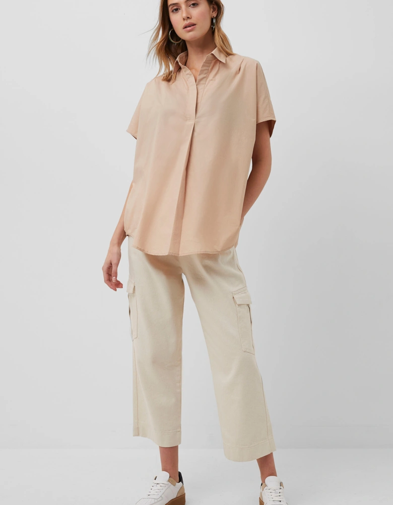 Rhodes Poplin Sleeveless Popover Shirt