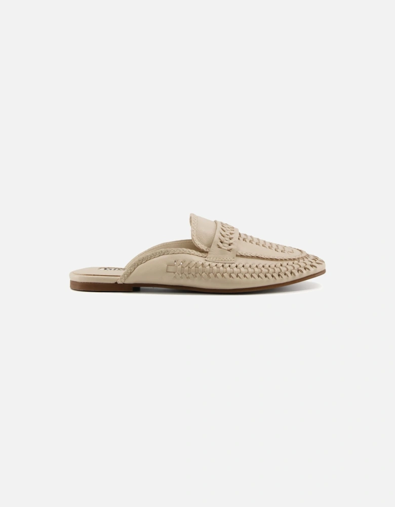 Ladies Gigys - Woven Backless Loafers