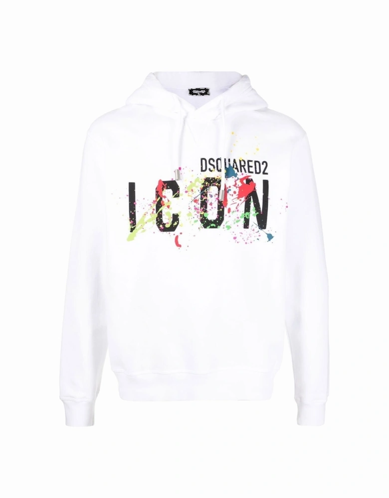 Icon Splattered Tracksuit in White