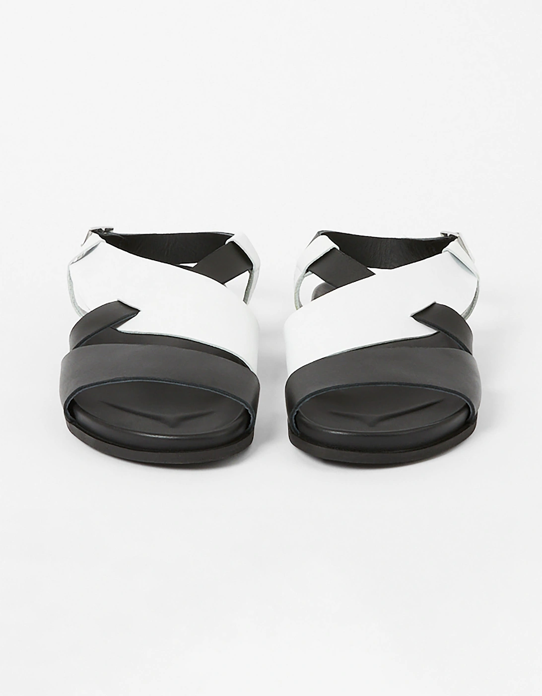 S+W x Branca Asymmetric Footbed Sandals