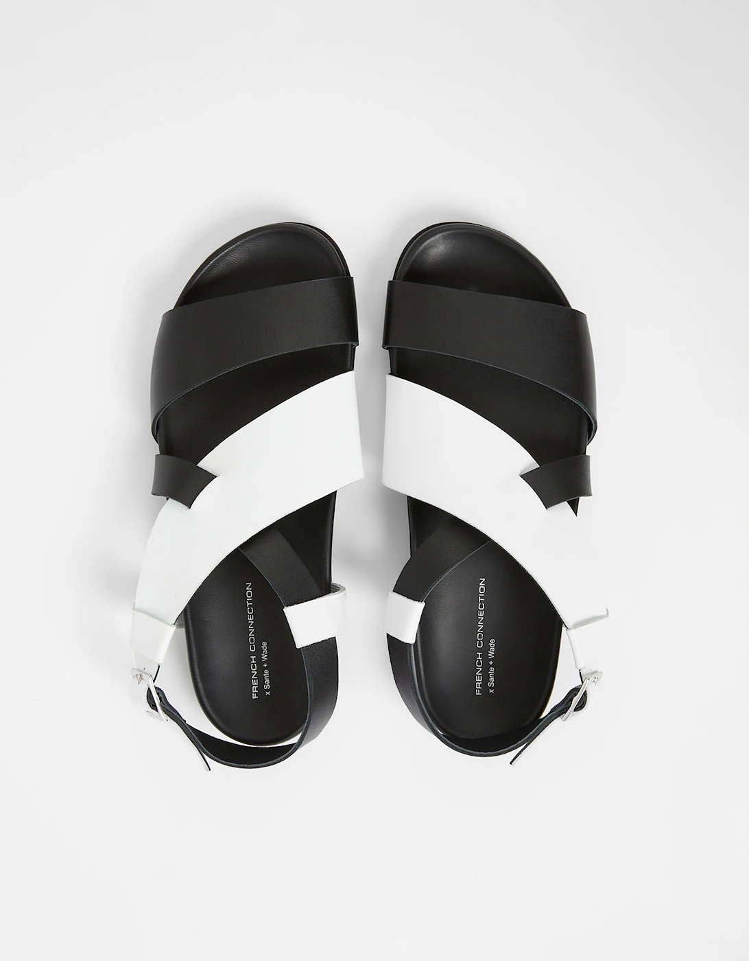 S+W x Branca Asymmetric Footbed Sandals