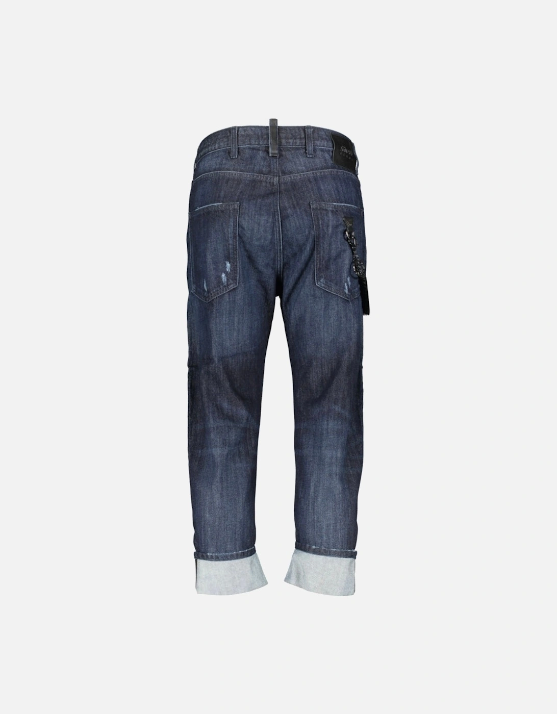 Comfort Fit Dark Blue Jeans