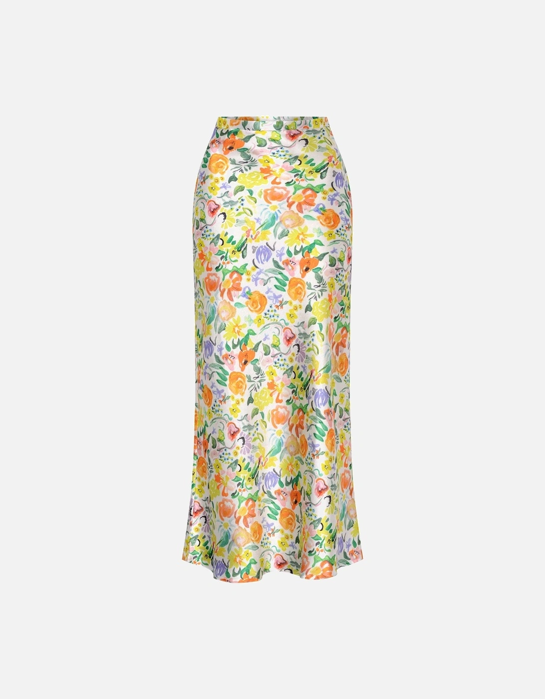 Saffron Skirt in Bouquet Floral Print
