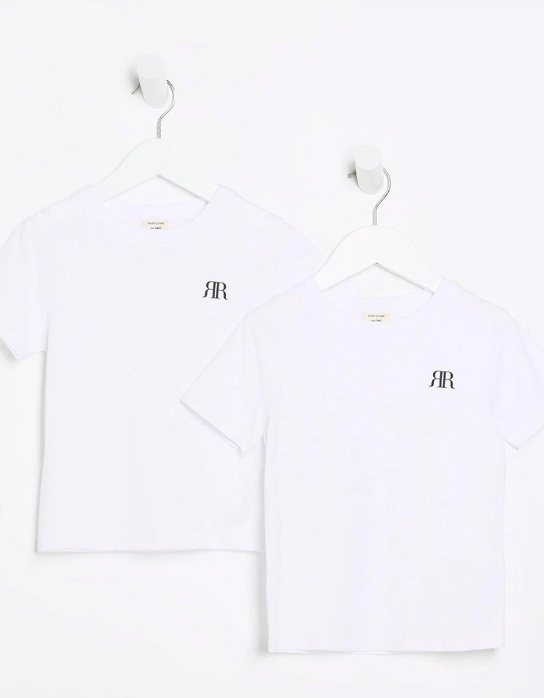 Mini Boys 2Pk T-Shirts - White, 2 of 1