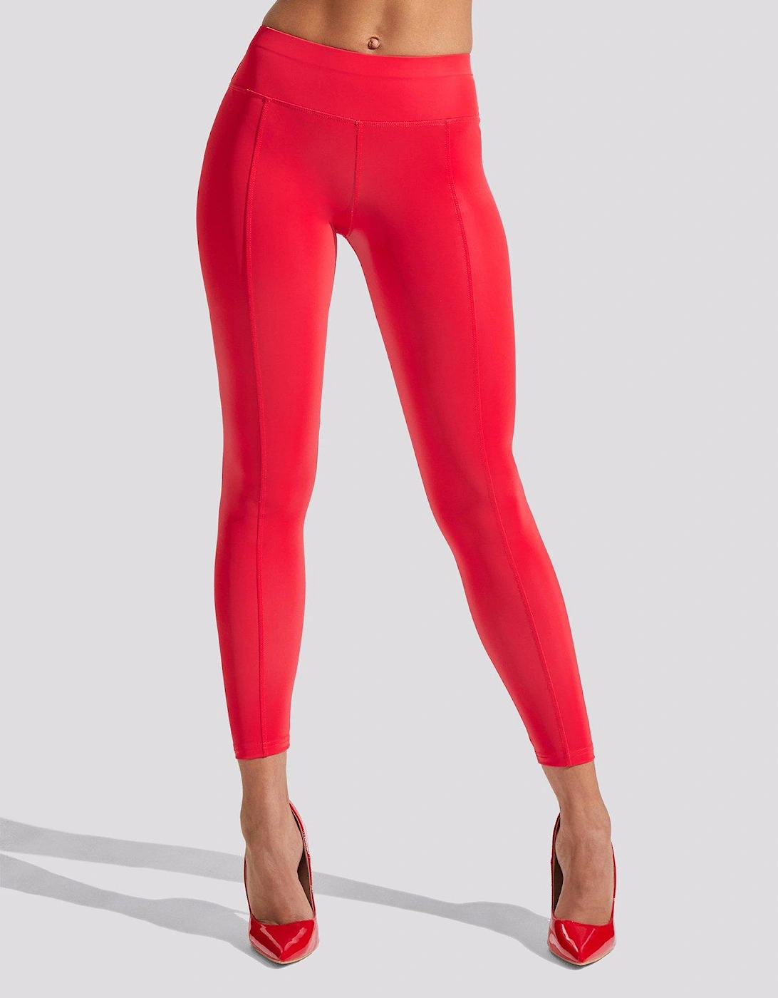 The High Gloss PU Legging Red, 2 of 1