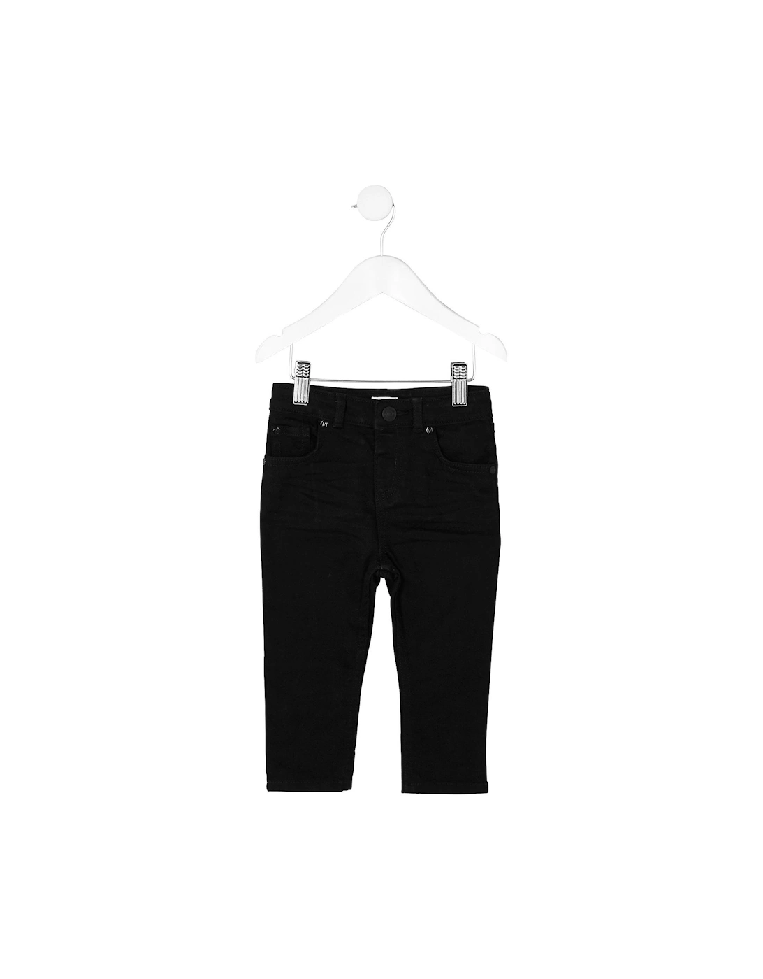 Mini Boys Skinny Jeans - Black, 4 of 3