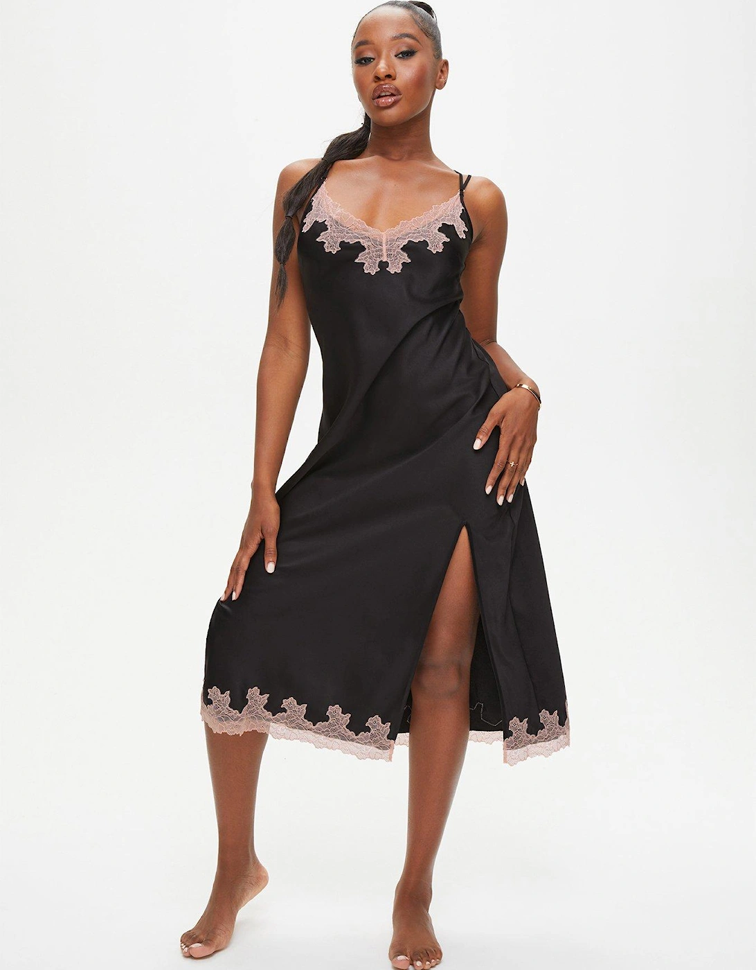 Nightwear & Loungewear Sorella Maxi Chemise - Black, 2 of 1