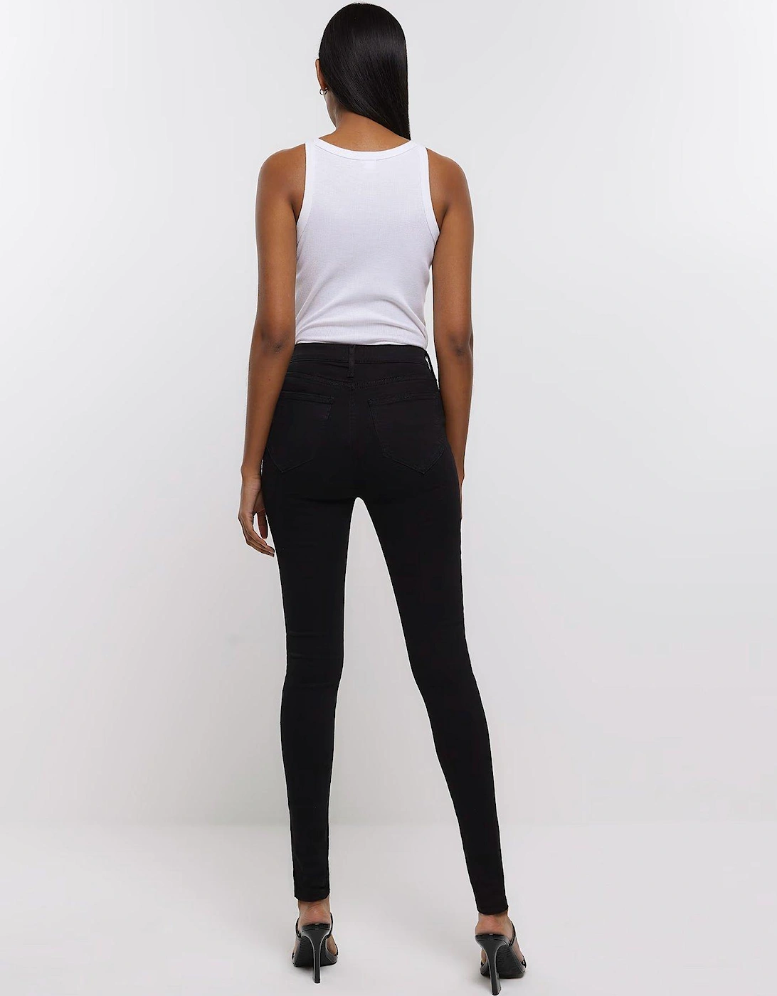 High Rise Skinny Jean - Black