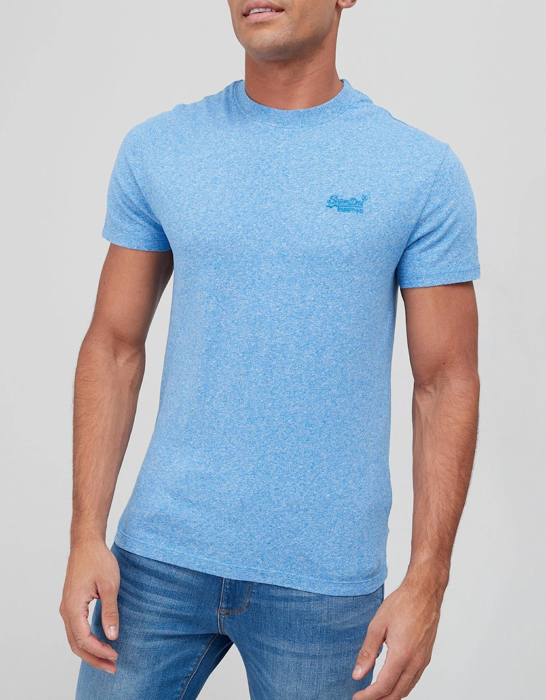 Essential Logo Embroidered T-Shirt - Light Blue, 5 of 4