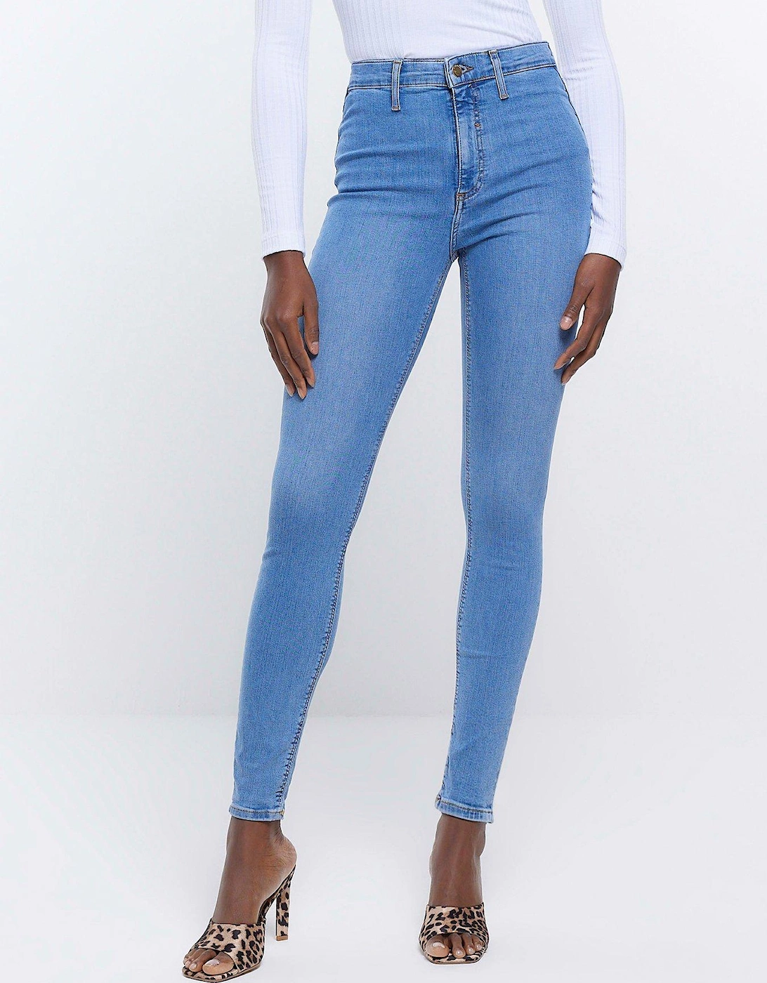 Kaia High Rise Jegging - Blue, 3 of 2