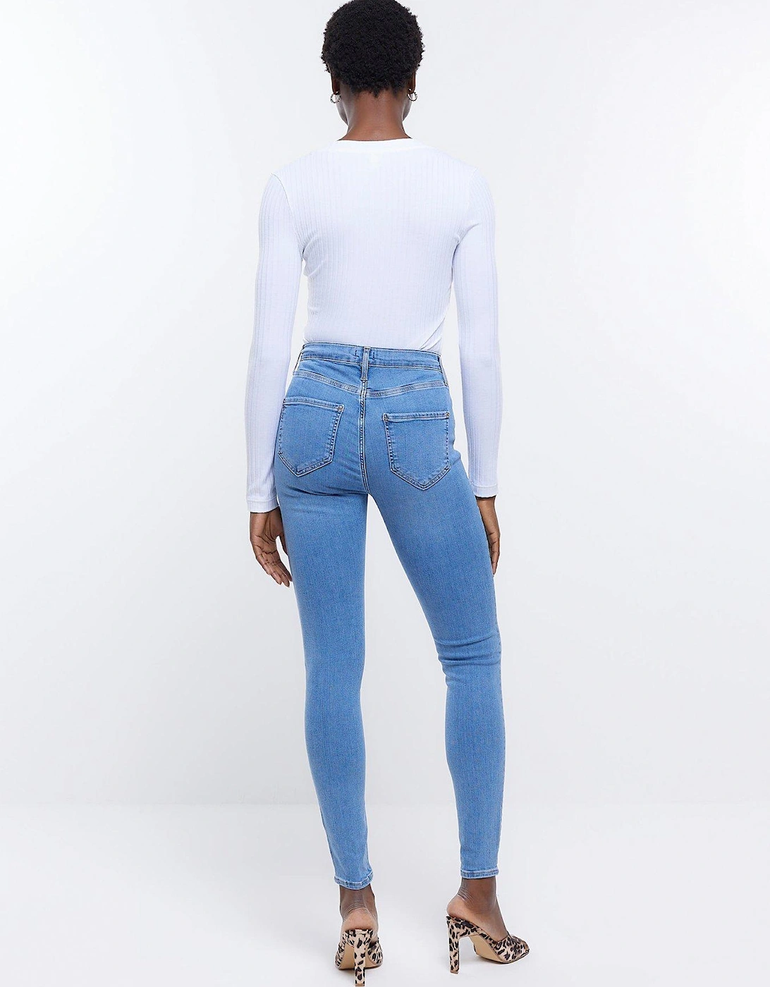 Kaia High Rise Jegging - Blue